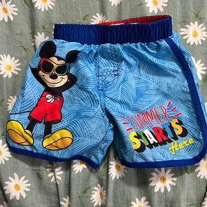 18 month disney swim trunks